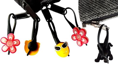 AVIRGO لينة السوستة سحب سستة التبويب سستة علامات سحب الرمز البريدي التثبيت لحقائب الظهر ، سترات ، الأمتعة ، المحافظ ، حقائب اليد حزب المفضلة مجموعة من 6 in Kuwait