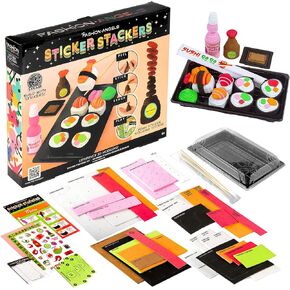 Fashion Angels - Sticker Stackers Set Confectionery, Foam Stickers for 3D Creations, Children's Toy Food, Creative Activity, from 8 Years, F13195