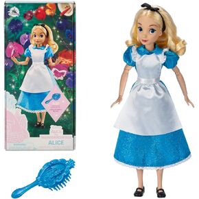 Disney Store Official Alice Classic Doll from Alice in Wonderland - 10-Inch - Detailed Design Recapturing Movie Magic - Perfect for Fans & Collectors