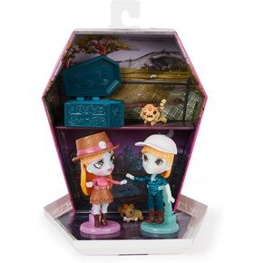 Zombaes Forever, Wild Vibes, Rest in Show Zombie Dolls & Accessories مجموعة فاخرة، شخصيتان حصريتان مقاس 3.5 بوصة، حيوانان أليفان والمزيد، ألعاب أطفال للفتيات in Kuwait
