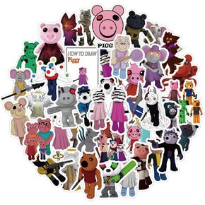 50 قطعة ملصقات بيجي بارد لعبة فيديو ملصقات الفينيل للماء للأطفال المراهقين الكبار الكمبيوتر المحمول زجاجات المياه لوح التزلج مستلزمات حفلة عيد الميلاد in Kuwait