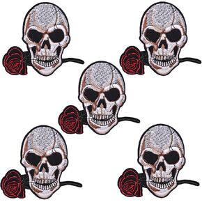 GYGYL 9 Pieces Red Heart Patches, Iron On Patch Embroidered Applique for Clothes, Dress, Hat, Socks, Jeans, DIY Accessories-2.5 x 2.3inches in Kuwait