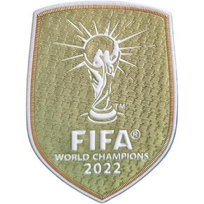 Argentina World Champions Three Star Soccer Football Sports Iron On Applique Patch Badge (Gold) in Kuwait