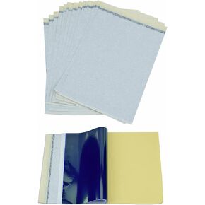 30 Sheets Tattoo Transfer Paper, KingWei Tattoo Stencil Paper for Tattooing, Transfer Paper for Tattooing, A4 Size 8 1/4" x 11 3/4" 4 Layers Premium Thermal Stencil DIY Tracing Paper