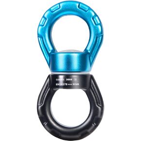 Gymbigger Swing Swivel 30KN Safest 360° Rotational Device Hanging Accessory for Web Tree Swing, Rock Climbing, Hanging Hammock, Aerial Dance, Children's Swing Spinner Hanger,Safe and Practical