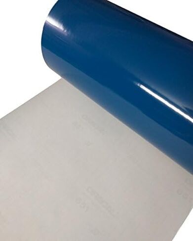 Gentian Blue Glossy 12" x 10 Foot Roll of Oracal 651 Permanent Adhesive-Backed Vinyl for Craft Cutters, Punches and Vinyl Sign Cutters in Saudi Arabia