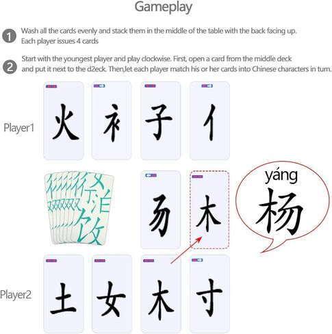 بطاقة PSMILE 240 من شخصيات صينية سحرية مختلطة من أجل المبتدئين في التعلم الصينيين. in Kuwait