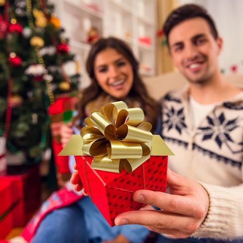 مجموعة أقواس سحب هدايا عيد الميلاد في 24 نمطًا متنوعًا، أقواس تغليف هدايا مع شريط، ملحق لتزيين كتب زجاجات النبيذ هدية العيد (تحتاج إلى تجميع سهل) (24) in Kuwait