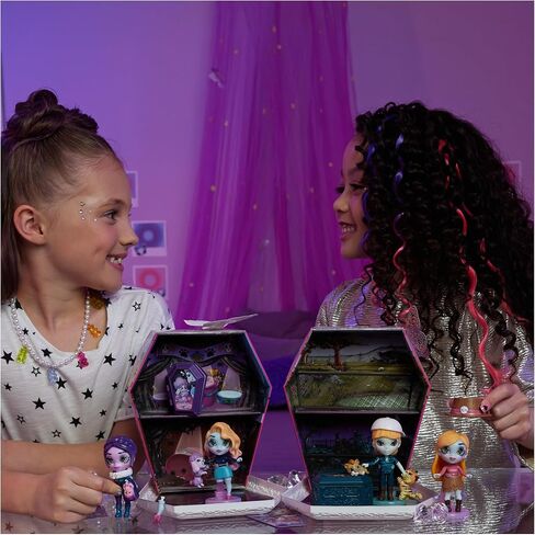 Zombaes Forever, Wild Vibes, Rest in Show Zombie Dolls & Accessories مجموعة فاخرة، شخصيتان حصريتان مقاس 3.5 بوصة، حيوانان أليفان والمزيد، ألعاب أطفال للفتيات in Saudi Arabia