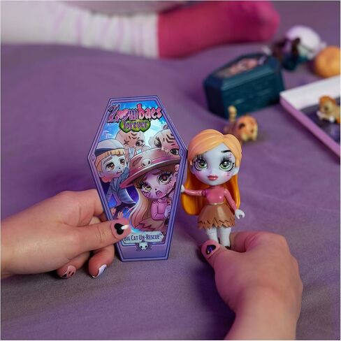 Zombaes Forever, Wild Vibes, Rest in Show Zombie Dolls & Accessories مجموعة فاخرة، شخصيتان حصريتان مقاس 3.5 بوصة، حيوانان أليفان والمزيد، ألعاب أطفال للفتيات in Saudi Arabia
