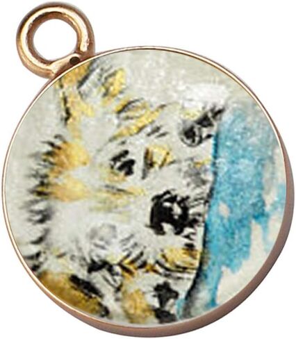 JKEIO 2pcs 925 Sterling Silver Round Pendant Base fit 16mm Cabochon Bezel Setting Pendant Tray for DIY Necklace Jewelry Making(Gold Color) in Kuwait