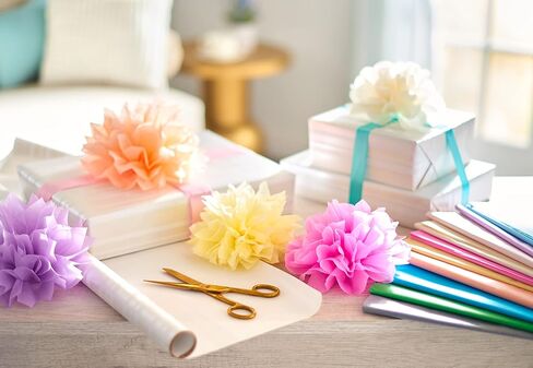 200 ورقة من American Greetings مقاس 20 بوصة × 20 بوصة مناديل ورقية باستيل كبيرة لأعياد الميلاد والعطلات وجميع المناسبات in Saudi Arabia