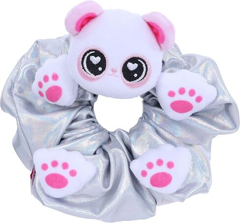 سكرنشييز ربطات الشعر اللطيفة كبيرة الحجم تتحول بشكل سحري من ملحقات الشعر إلى صديق مخملي محبوب قابل للتجميع ومشبك حقيبة الظهر! - بيلا ذا باندا in Kuwait