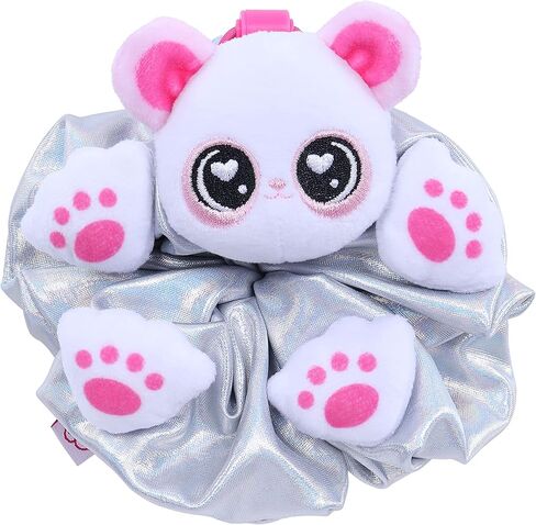 سكرنشييز ربطات الشعر اللطيفة كبيرة الحجم تتحول بشكل سحري من ملحقات الشعر إلى صديق مخملي محبوب قابل للتجميع ومشبك حقيبة الظهر! - بيلا ذا باندا in Kuwait