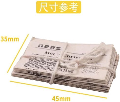 4GlowZ 2 Set 1:12 Scale Mini Newspapers Set-Realistic 9-Color Miniature Newsprints and Vintage Bundle for minitures DIY Accessories for OB11 and BJD Photography Props,Blythe Accessories in Kuwait