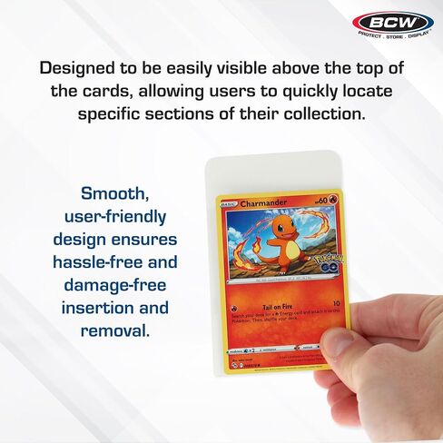 BCW Tall Card Dividers - 10 ct in Saudi Arabia