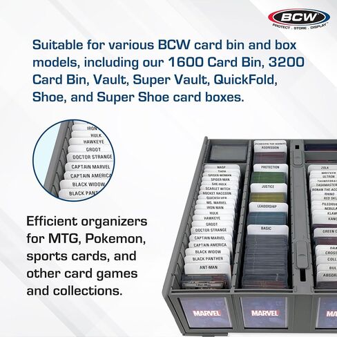 BCW Tall Card Dividers - 10 ct in Saudi Arabia