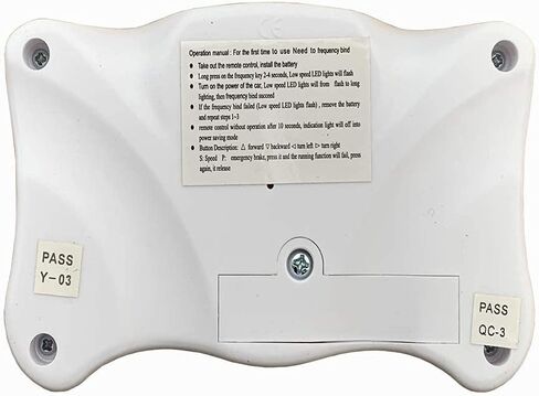 Wellye 2.4G بلوتوث التحكم عن بعد زر أبيض الارسال الملحقات الاطفال بالطاقة عجلات الأطفال الكهربائية ركوب على لعبة قطع غيار السيارات in Saudi Arabia