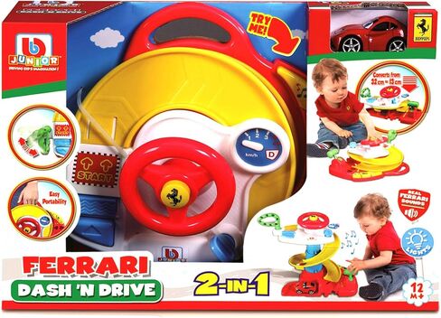 BB Junior Play & Go Ferrari Dash N Drive 2-in-1 Set in Saudi Arabia