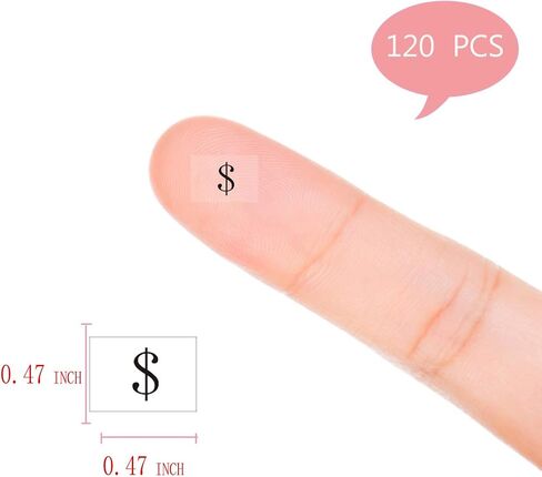 Dollar Sign Planner Stickers, 120 Clear Money Payday Reminder Labels Scrapbooking Crafting Stickers in Saudi Arabia