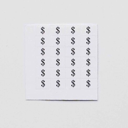 Dollar Sign Planner Stickers, 120 Clear Money Payday Reminder Labels Scrapbooking Crafting Stickers in Saudi Arabia