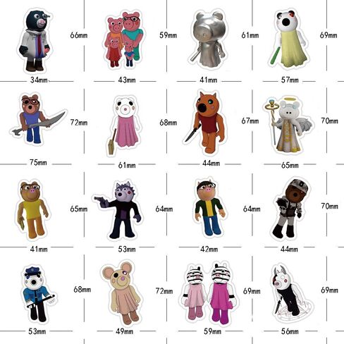 50 قطعة ملصقات بيجي بارد لعبة فيديو ملصقات الفينيل للماء للأطفال المراهقين الكبار الكمبيوتر المحمول زجاجات المياه لوح التزلج مستلزمات حفلة عيد الميلاد in Kuwait