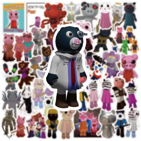 50 قطعة ملصقات بيجي بارد لعبة فيديو ملصقات الفينيل للماء للأطفال المراهقين الكبار الكمبيوتر المحمول زجاجات المياه لوح التزلج مستلزمات حفلة عيد الميلاد in Kuwait