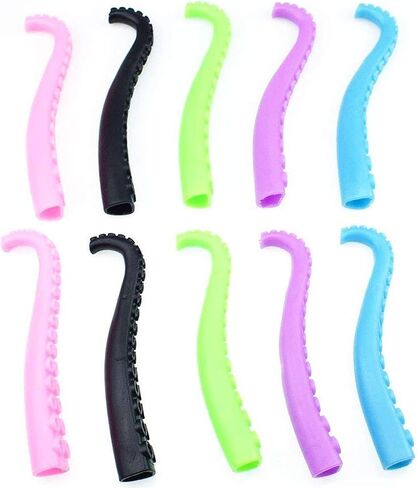 10 قطع من دمى أصابع الأخطبوط من كاريكون، ألوان متنوعة in Kuwait