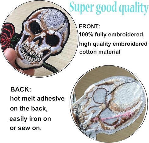 GYGYL 9 Pieces Red Heart Patches, Iron On Patch Embroidered Applique for Clothes, Dress, Hat, Socks, Jeans, DIY Accessories-2.5 x 2.3inches in Kuwait