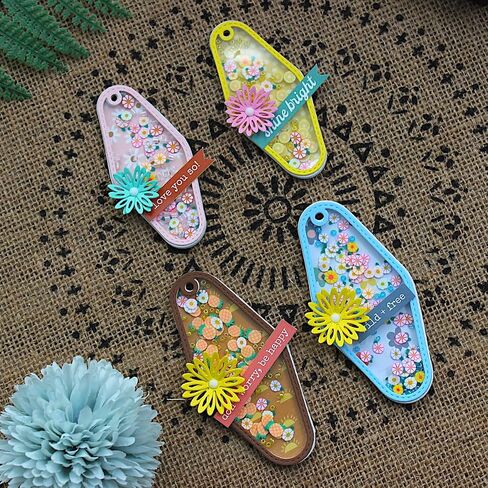 KSCRAFT Vintage Key Chain Shaker Metal Cutting Dies Stencils for DIY Scrapbooking Decorative Embossing DIY Paper Card in Saudi Arabia