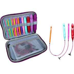 LEEYIEN Interchangeable Crochet Hook Kit Afghan Tunisian Crochet Hooks Set in Saudi Arabia