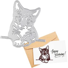 قوالب قطع معدنية للقطط من OOTSR، قطع قوالب سكرابوكينغ لصناعة البطاقات / صناعة الورق / النقش / ديكور ألبوم الصور / صناعة يدوية / هدية in Kuwait