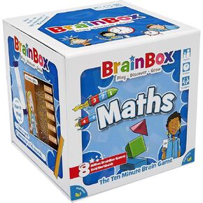 BrainBox Maths Card Game | Trivia Game | Fun Game for Family Game Night | Memory Game for Kids and Adults | Ages 8+ | 1+ Players | Average Playtime 10 Minutes | Made by Green Board Games