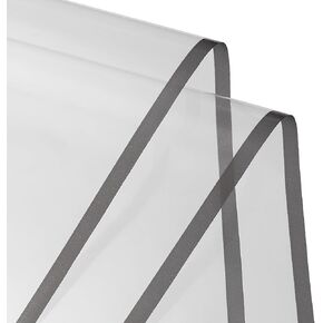 MECCANIXITY 20 Pcs Black Edge Clear Flower Wrapping Paper 23x23 Inch Clear Gift Wrap Paper Sheet for Gift Baskets Waterproof Florists Wrapping Paper for Flower, Gift Box Packaging in Kuwait