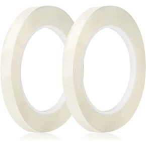 Pengxiaomei 220 ياردة/660 قدم ترقية شريط زهور 2 لفة شريط زهور شفاف 1/4 بوصة شريط زهور شفاف مقاوم للماء شريط زهور مقاوم للماء لحرف الزهور الطازجة ومستلزمات ترتيبات الزهور in Kuwait