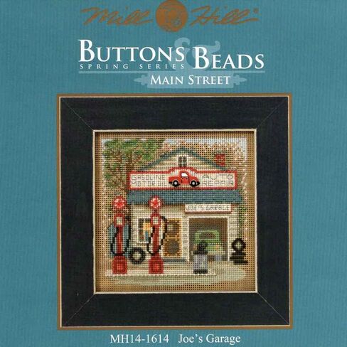 مجموعة غرز متقاطعة مطرزة من Joe's Garage Mill Hill 2016 أزرار وخرز ربيعي MH141614 سلسلة الشارع الرئيسية in Saudi Arabia
