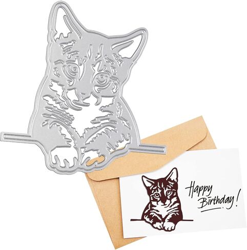 قوالب قطع معدنية للقطط من OOTSR، قطع قوالب سكرابوكينغ لصناعة البطاقات / صناعة الورق / النقش / ديكور ألبوم الصور / صناعة يدوية / هدية in Kuwait