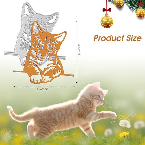 قوالب قطع معدنية للقطط من OOTSR، قطع قوالب سكرابوكينغ لصناعة البطاقات / صناعة الورق / النقش / ديكور ألبوم الصور / صناعة يدوية / هدية in Kuwait