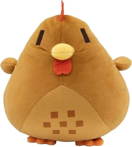 Buxomigrl الحيوان الدجاج القطيفة دمية الزراعة الدجاجة Plushie محشوة وسادة ناعمة عيد الميلاد، رمادي in Saudi Arabia