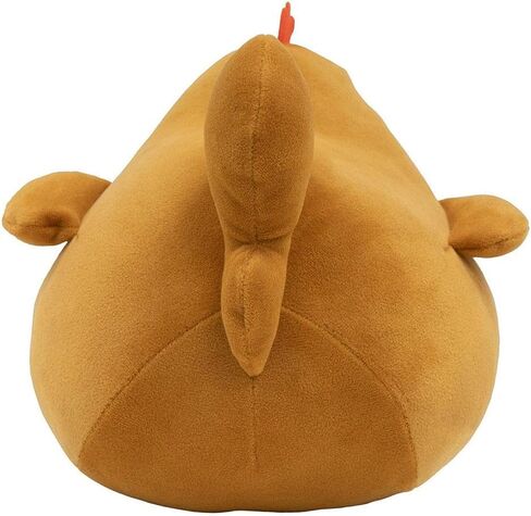 Buxomigrl الحيوان الدجاج القطيفة دمية الزراعة الدجاجة Plushie محشوة وسادة ناعمة عيد الميلاد، رمادي in Saudi Arabia