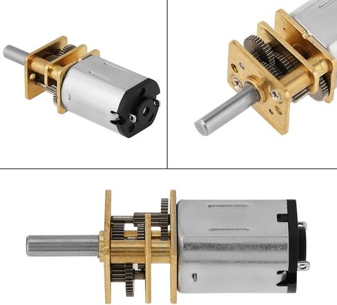 Kadimendium N20 DC3V 6V 12V 50-2000RPM Speed Reduction Gear DC Motor with Metal Gearbox DIY Electric Toys Small Cars Robots Model in Saudi Arabia