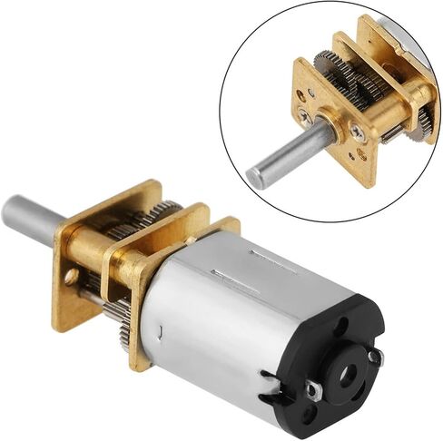 Kadimendium N20 DC3V 6V 12V 50-2000RPM Speed Reduction Gear DC Motor with Metal Gearbox DIY Electric Toys Small Cars Robots Model in Saudi Arabia