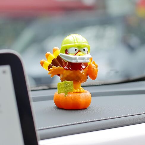 YGMONER Solar Dancing Animal Car Dashboard Decorations Shaking Body (Penguin) in Kuwait