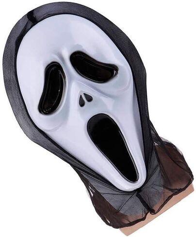 الهالوين الجدة الصراخ شبح الوجه قناع الرأس الرعب الصرير قناع التجهم in Kuwait