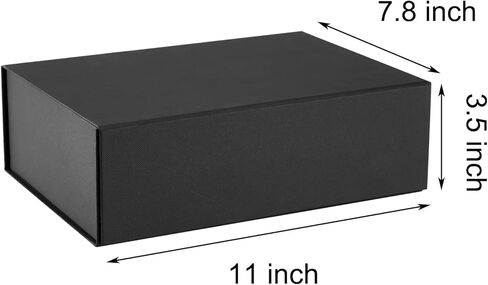 علب هدايا LOOKSGO مقاس 11 × 7.8 × 3.5 بوصة مع أغطية صندوق هدايا بإغلاق مغناطيسي للهدايا وحفلات أعياد الميلاد وعيد الميلاد in Kuwait