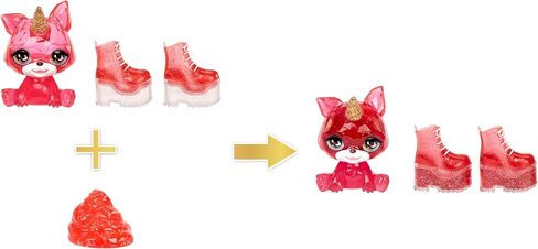 Rainbow High Ruby (Red) with Slime Kit & Pet - Red 11" Shimmer Doll with DIY Sparkle Slime, Magical Yeti Pet and Fashion Accessories, Kids Gift 4-12 Years in Saudi Arabia