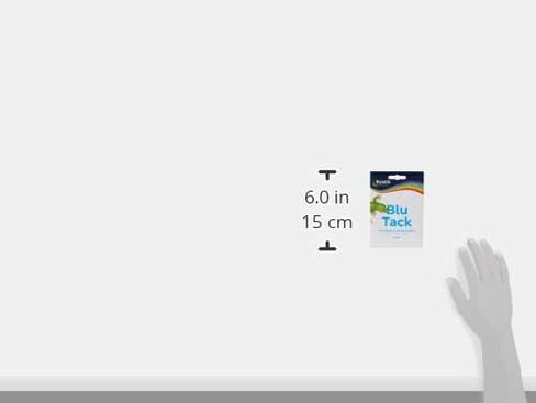 لاصق بلو تاك متعدد الاغراض قابل لاعادة الاستخدام من بوستيك، نظيف وامن وسهل الاستخدام، غير سام، حجم عملي، اللون: ابيض in Kuwait