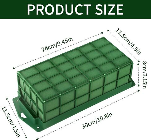 zzhxkjhky 2PCS قفص رغوة الأزهار مع أشرطة الأزهار حاملي قفص الأزهار مع رغوة الأزهار لترتيبات الزهور الطازجة وديكورات العطلات الزفاف الداخلية والحديقة in Kuwait