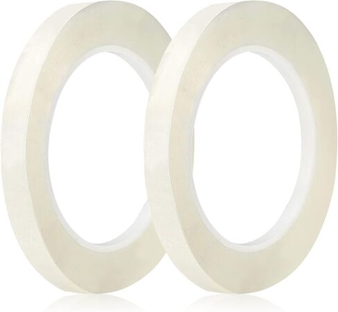 Pengxiaomei 220 ياردة/660 قدم ترقية شريط زهور 2 لفة شريط زهور شفاف 1/4 بوصة شريط زهور شفاف مقاوم للماء شريط زهور مقاوم للماء لحرف الزهور الطازجة ومستلزمات ترتيبات الزهور in Kuwait