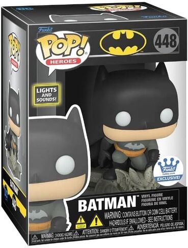 Funko Pop! DC Heroes Batman with Lights & Sounds Exclusive Collectibles Vinyl Figure in Saudi Arabia